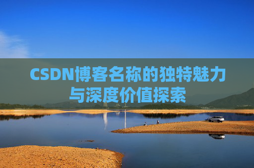 CSDN博客名称的独特魅力与深度价值探索